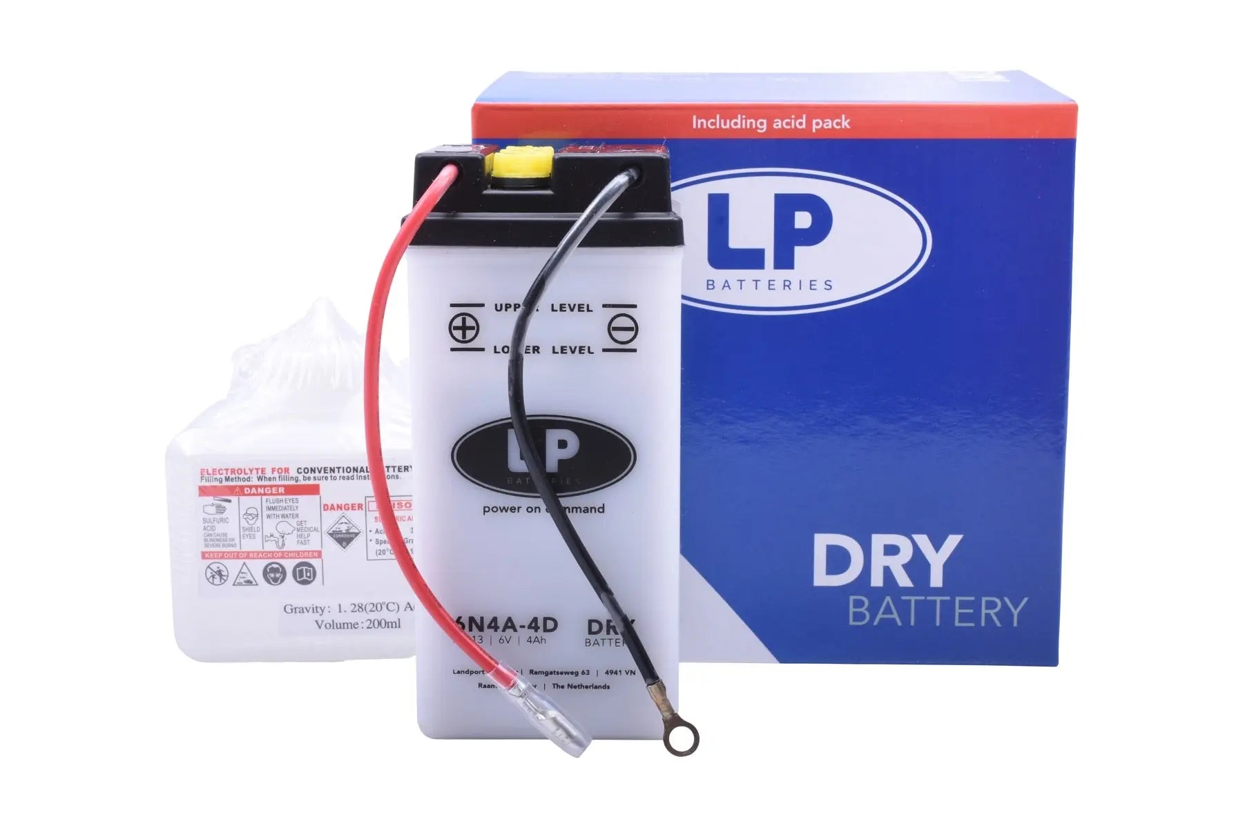 Accu Landport 6N4A-4D DRY (6V/4A) - AE-trading