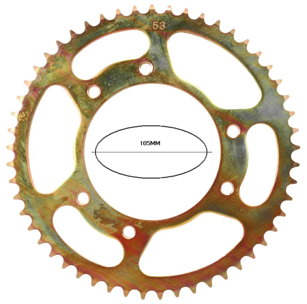 Achtertandwiel 105mm 53T | Derbi Senda AE-trading