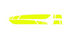 Stickerset CVS Origineel Dubbel Fluor Geel | Vespa Sprint AE-trading