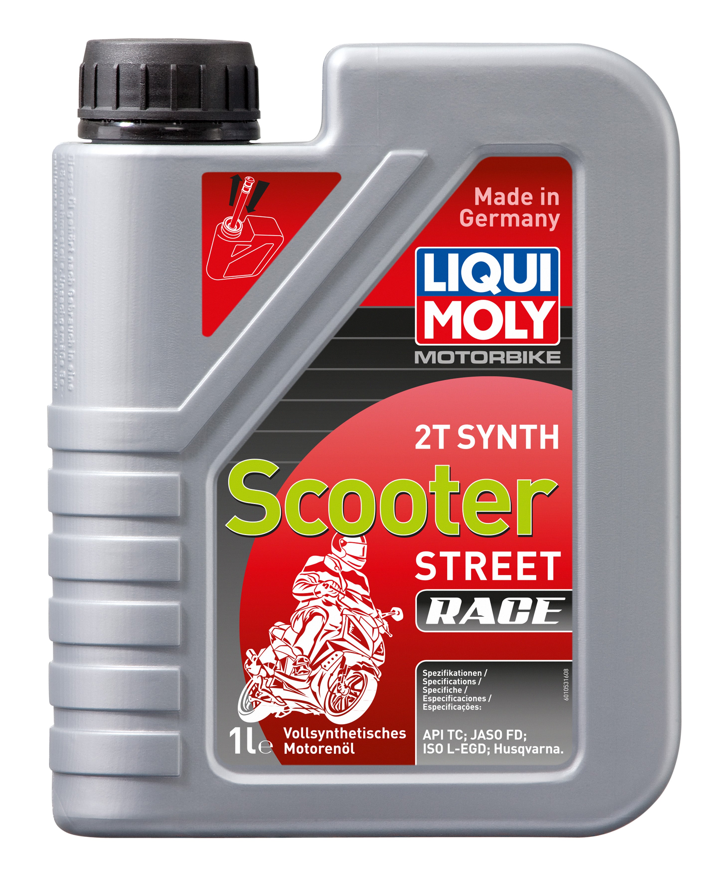 Motorolie Liqui Moly 2T Synth Scooter Race (1L) AE-trading