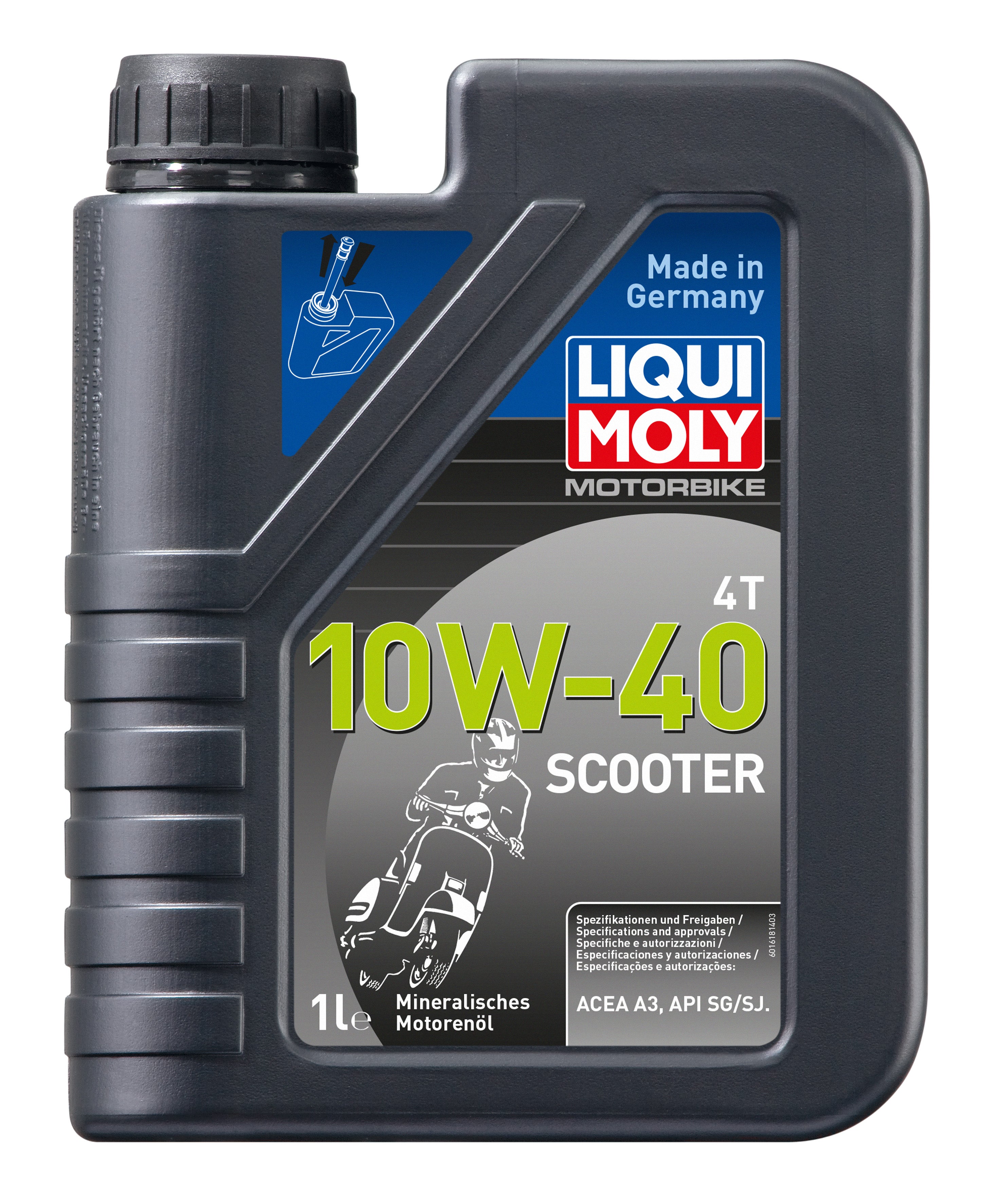 Motorolie Liqui Moly 4T 10W-40 Scooter (1L) AE-trading