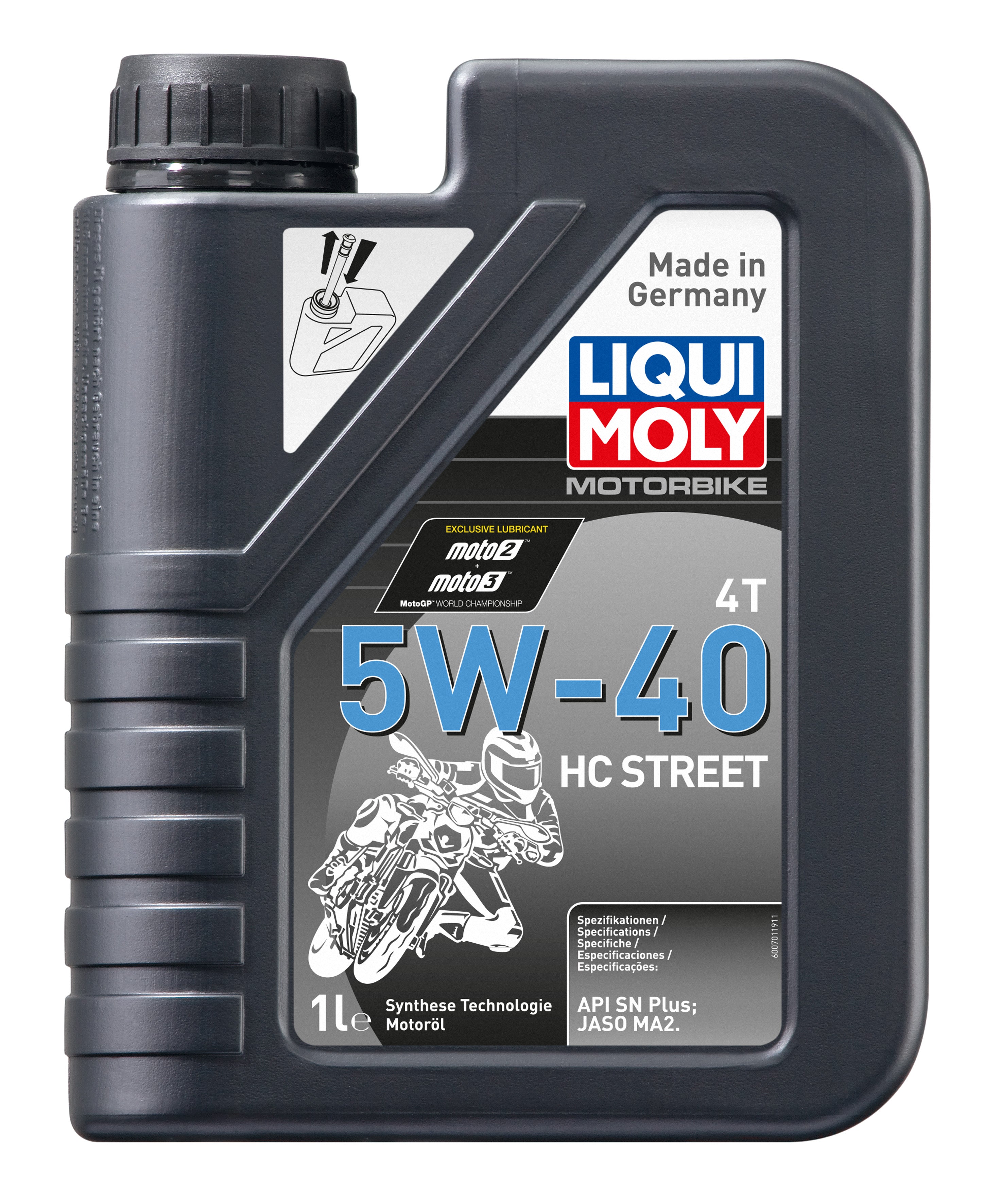 Motorolie Liqui Moly 4T 5W-40 Street (1L) AE-trading