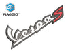 Embleem OEM “Vespa S” | Vespa S AE-trading