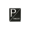 3D logo 'Piaggio' zwart - AE-trading