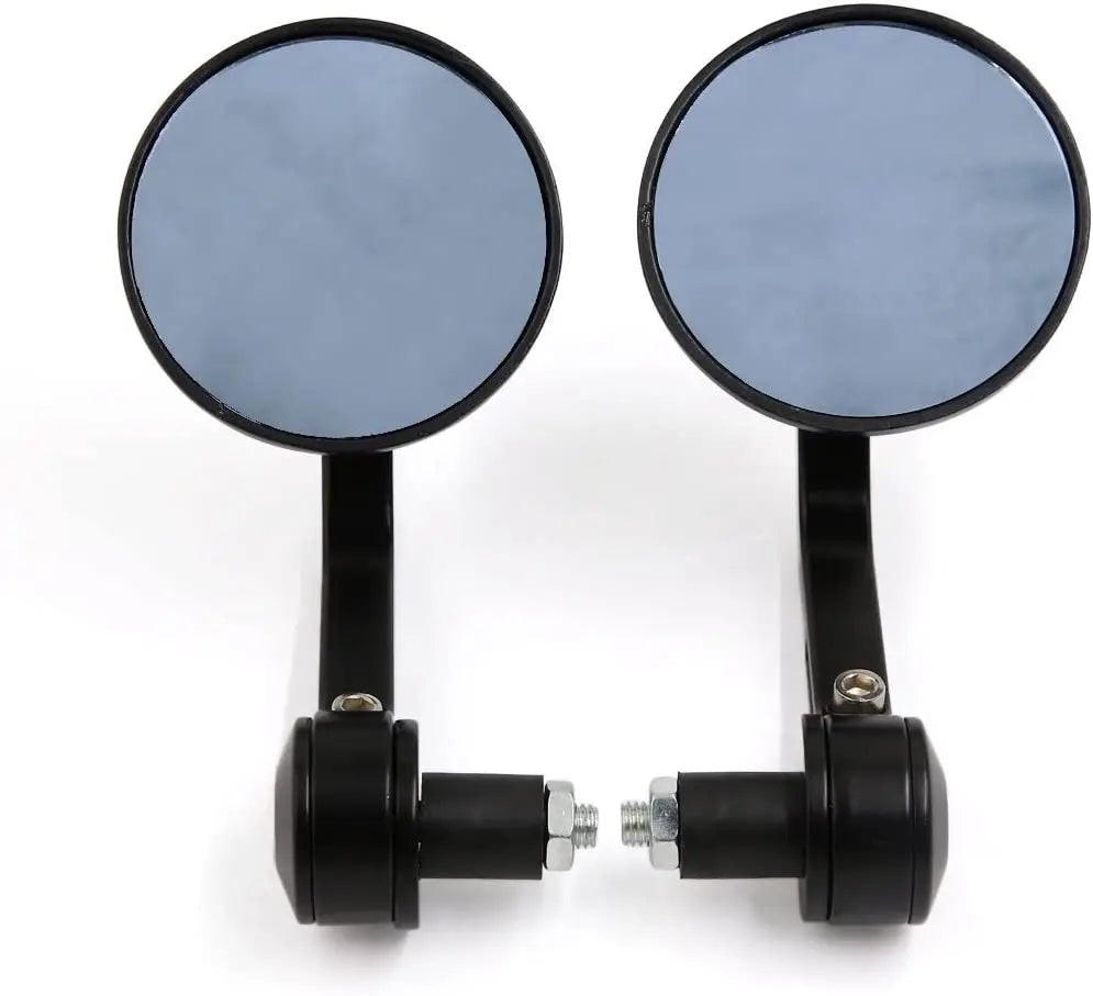 Bar end spiegels rond universeel zwart A-Extended® - AE-trading