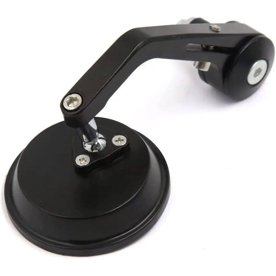 Bar end spiegels rond universeel zwart A-Extended® - AE-trading