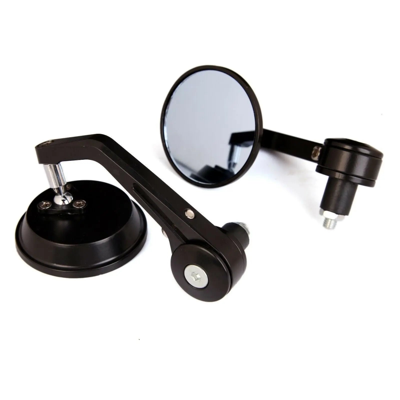Bar end spiegels rond universeel zwart A-Extended® - AE-trading
