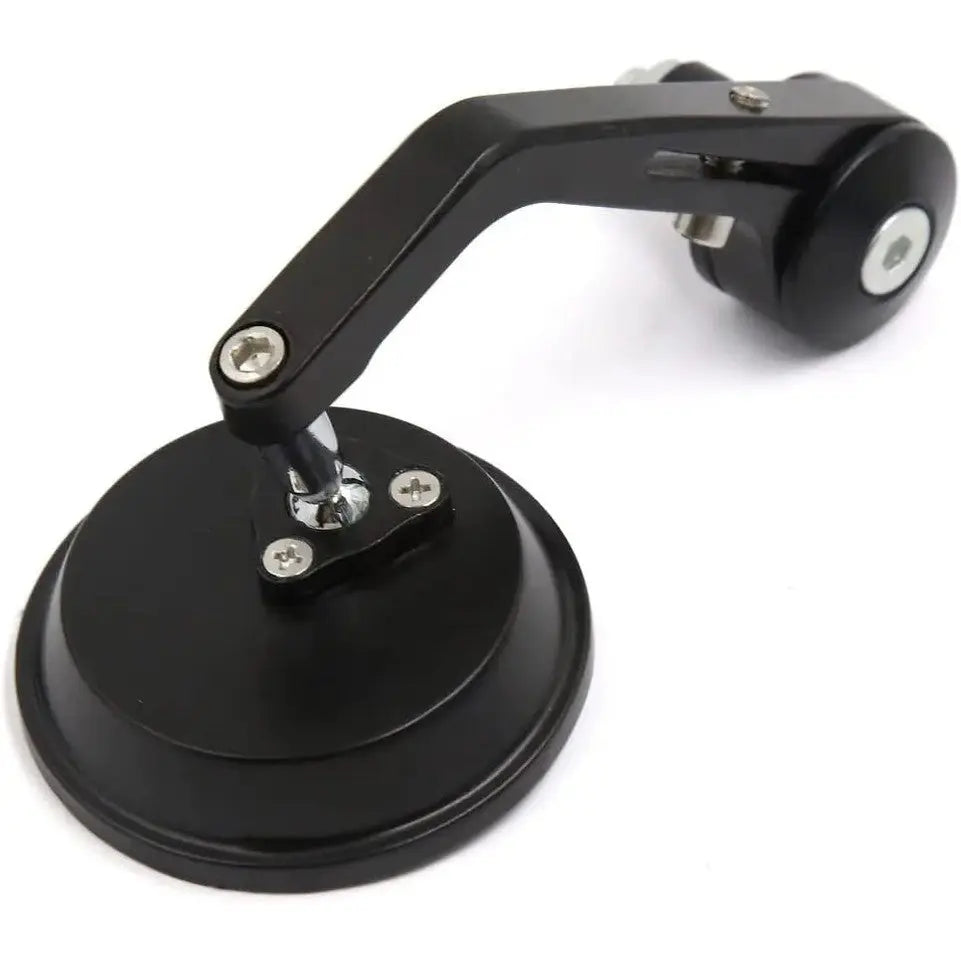 Bar end spiegels rond universeel zwart A-Extended® - AE-trading
