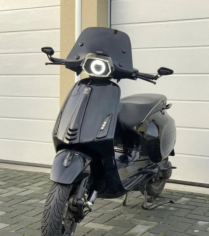 Bar end spiegels rood scooter motor - Anroc - AE-trading