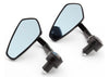 Bar end spiegels voor scooters & motoren zwart verlengd model - A-Extended® - AE-trading
