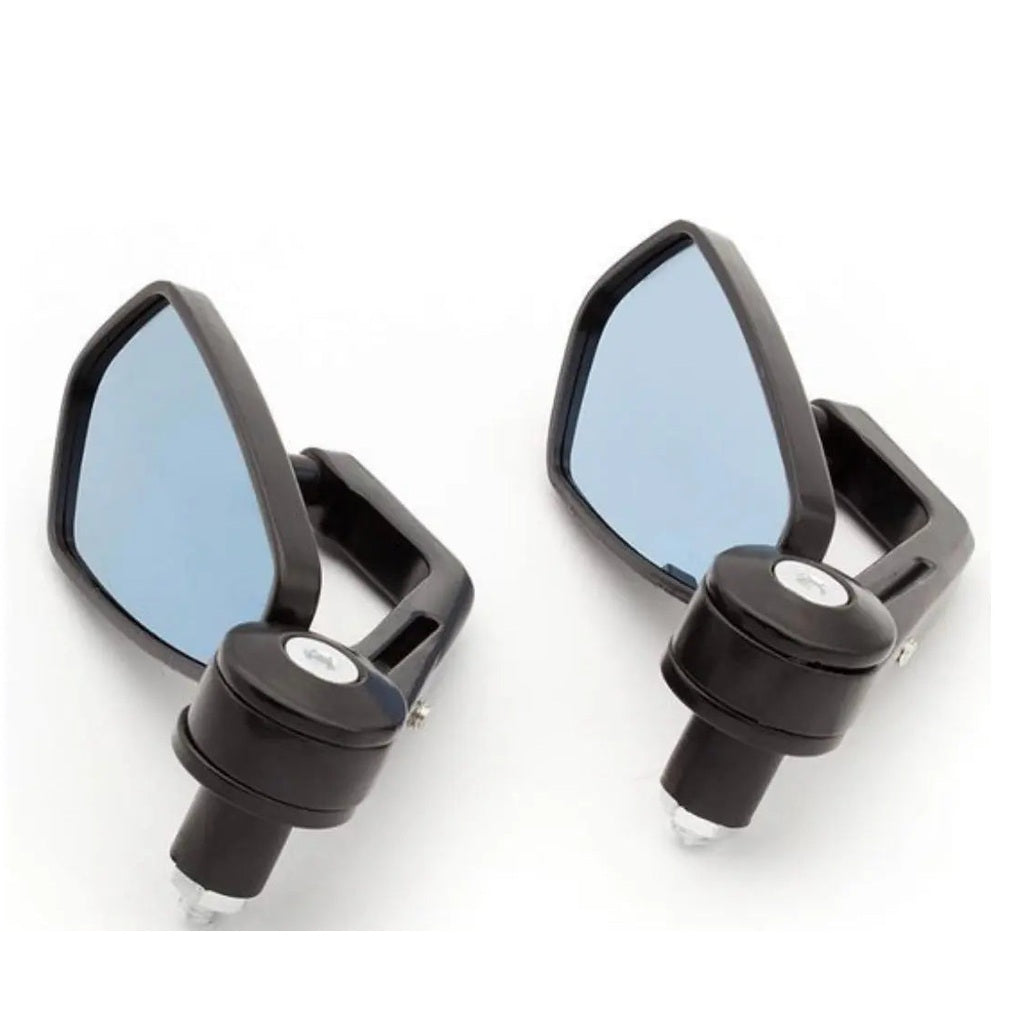 Bar end spiegels voor scooters & motoren zwart verlengd model - A-Extended® - AE-trading