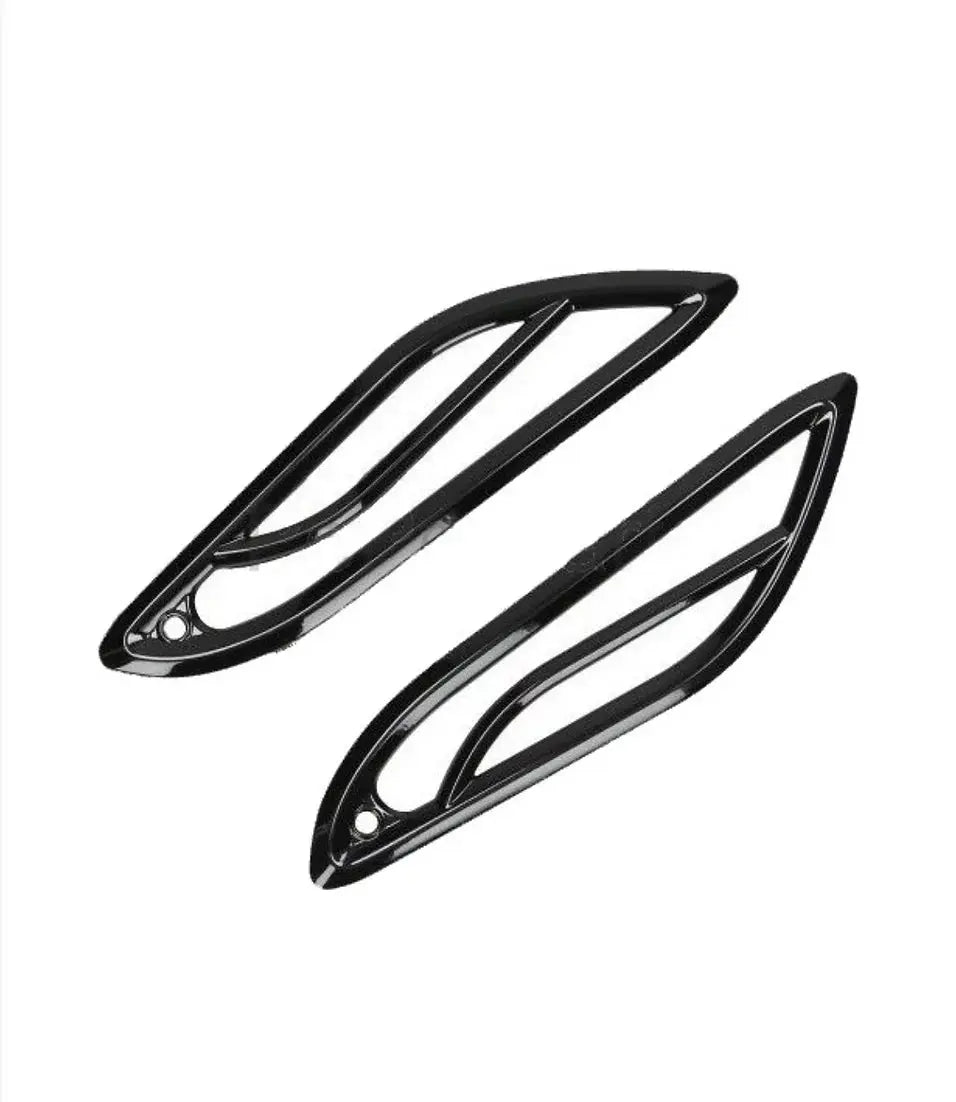 Knipperlicht rooster set glans zwart achterzijde | Vespa Sprint/Primavera - AE-trading