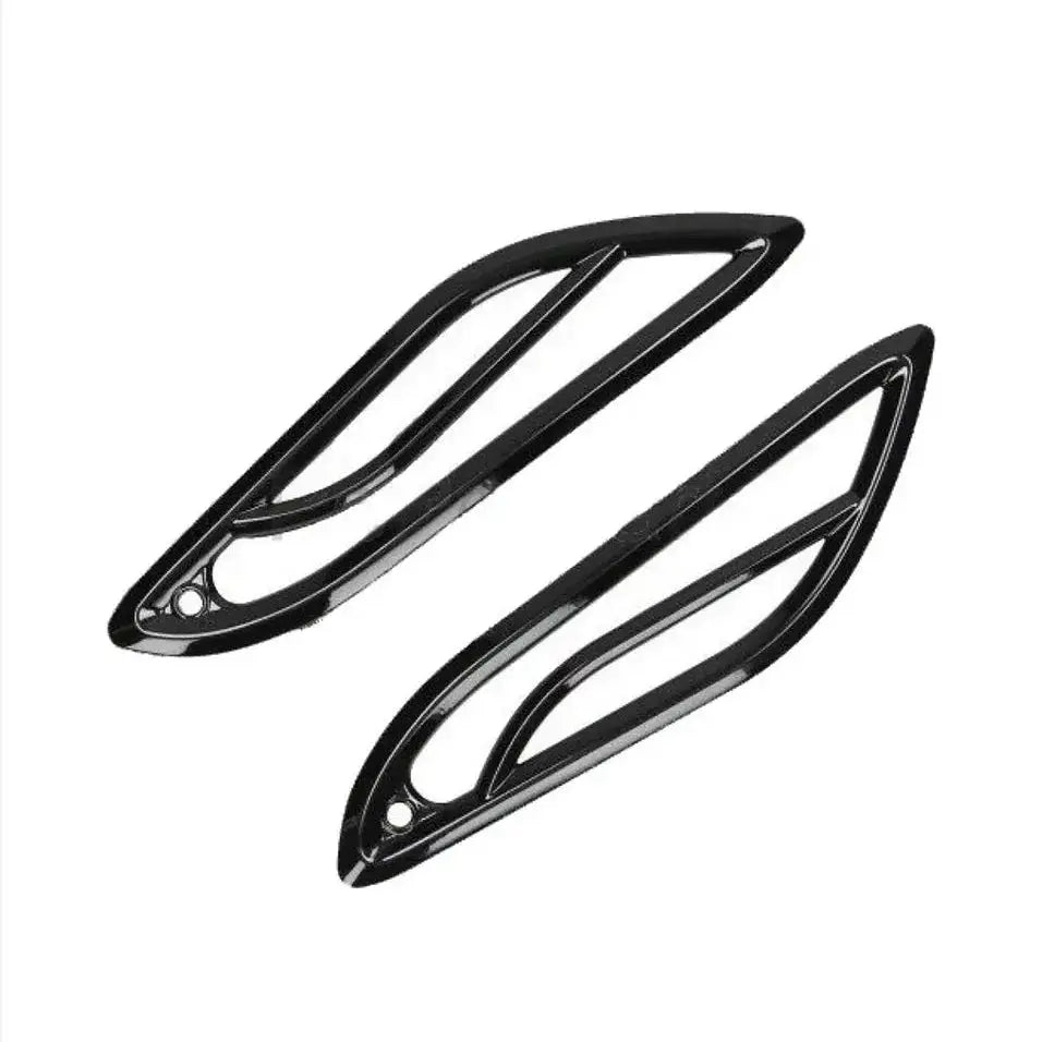 Knipperlicht rooster set glans zwart achterzijde | Vespa Sprint/Primavera - AE-trading