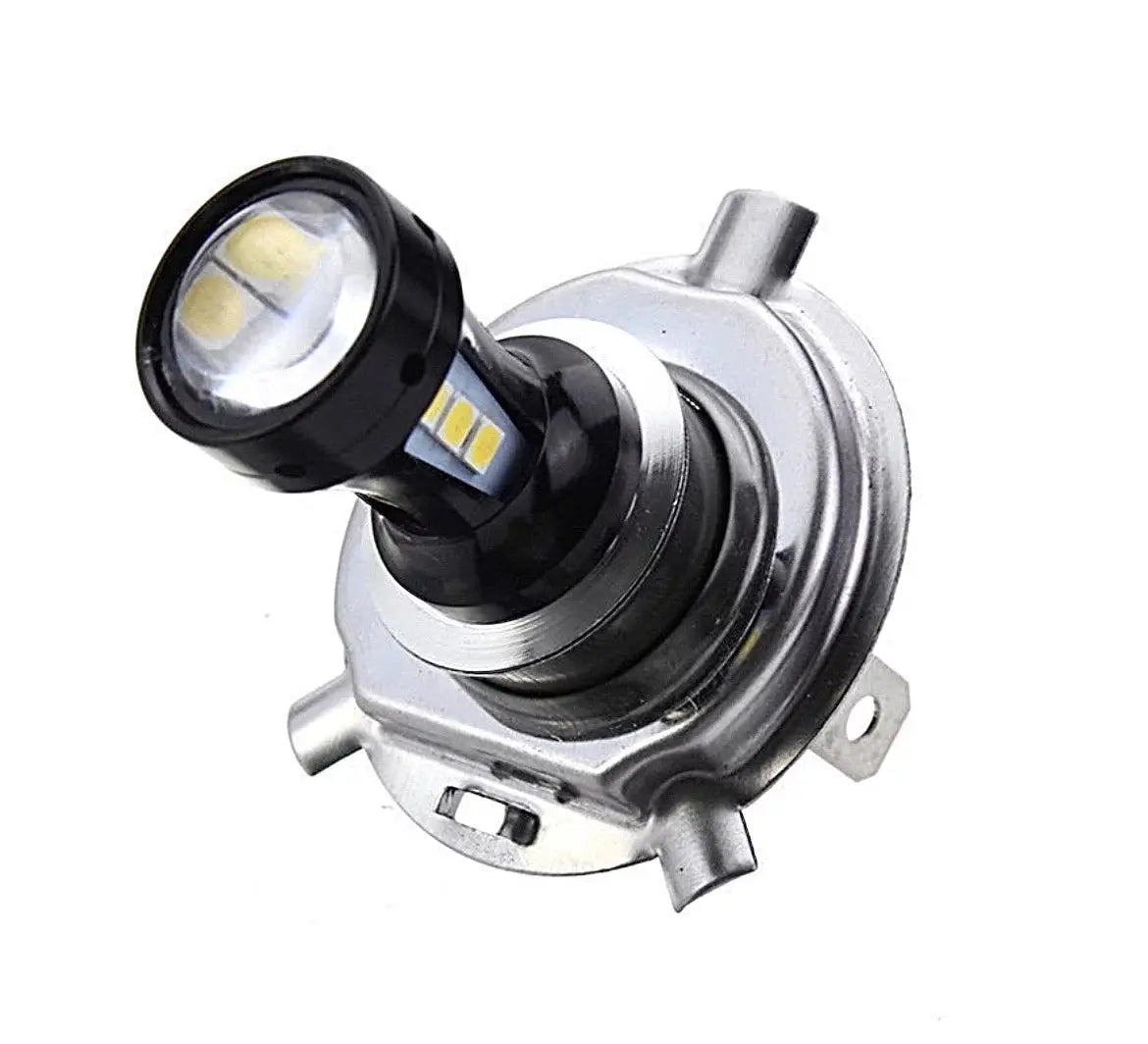 LED Verlichting H4 voor Scooter, Motor en Auto - Wit Licht Plug & Play 12V 6500K - AE-trading