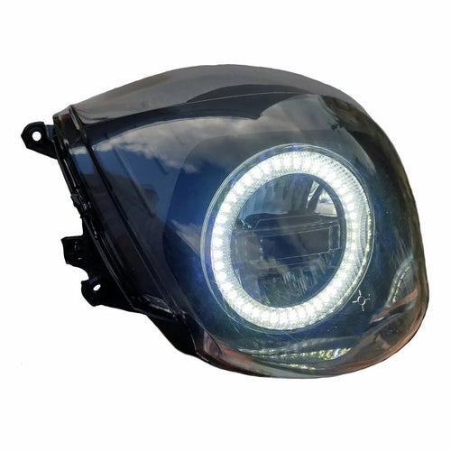 Led Angel Eye Piaggio Zip in koplamp unit - AE-trading