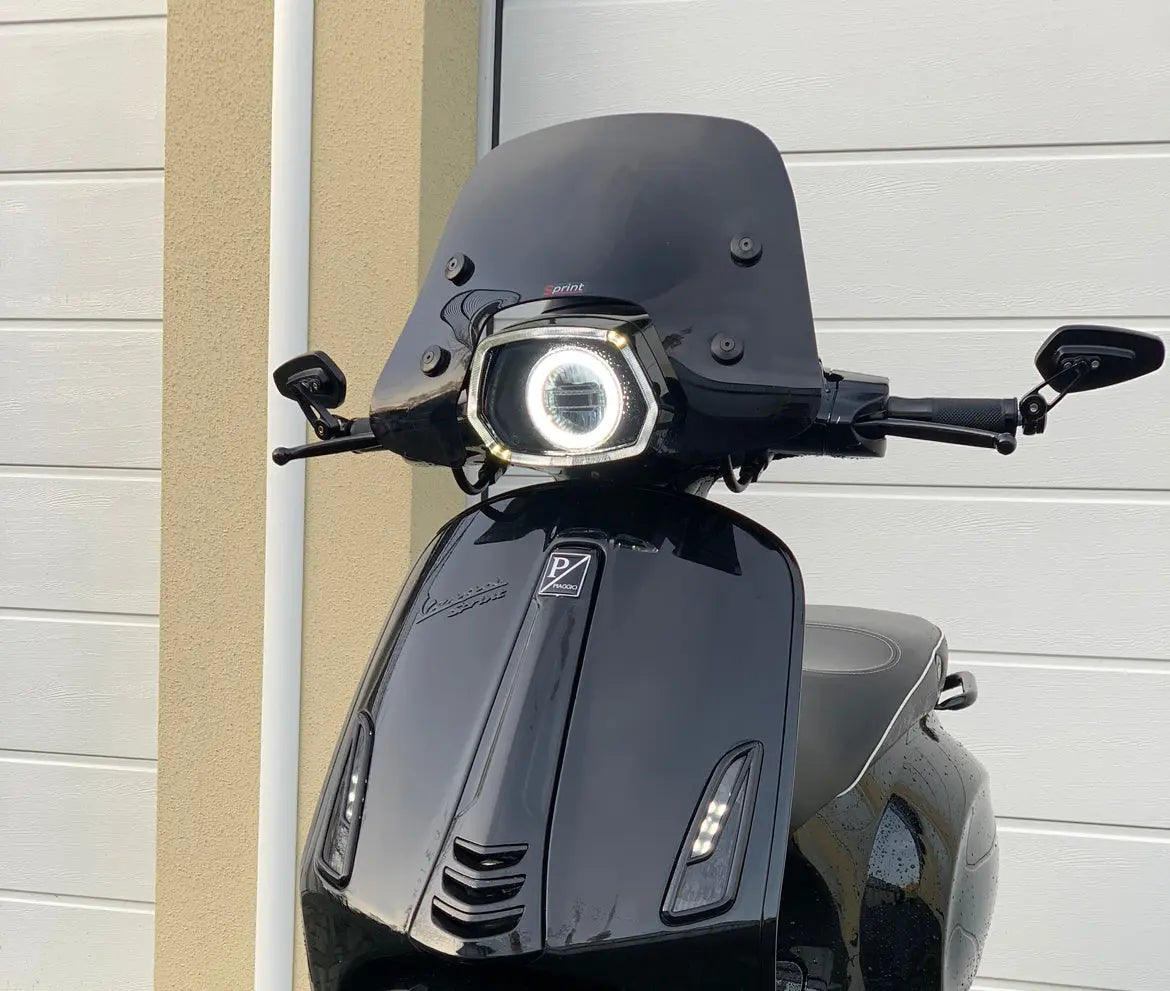 Led Angel Eye Vespa Sprint in koplamp unit - AE-trading