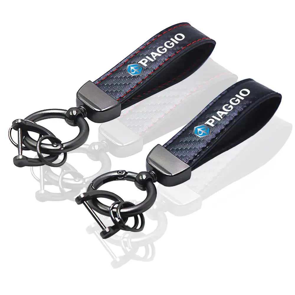 Sleutelhanger carbon fiber voor Piaggio scooters en motoren - AE-trading