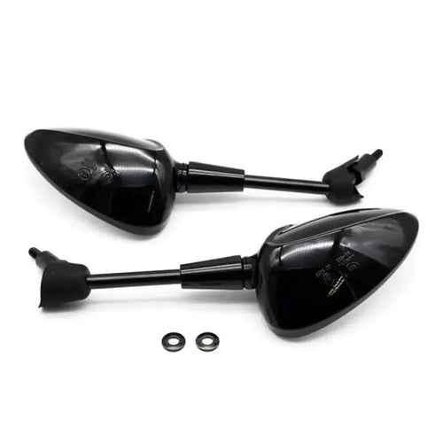 Anroc spiegelset Vespa Sprint — kort, glans zwart - AE-trading