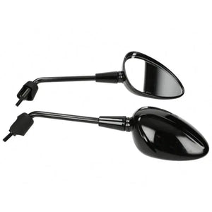 Spiegels Vespa Sprint glans zwart lang - Anroc - AE-trading