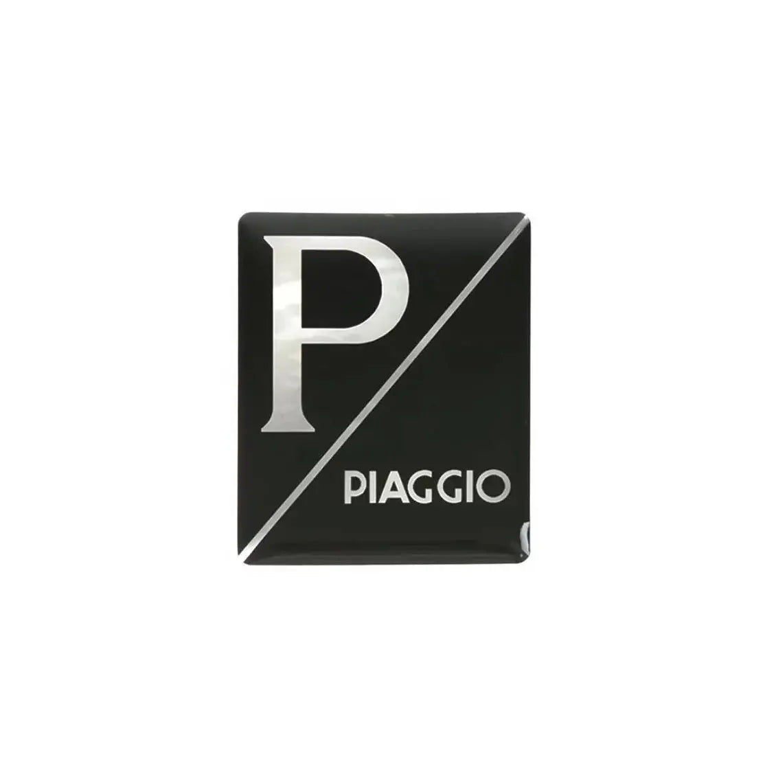 Sticker logo embleem Piaggio zwart Vespa Sprint Primavera scooter voorzijde - AE-trading