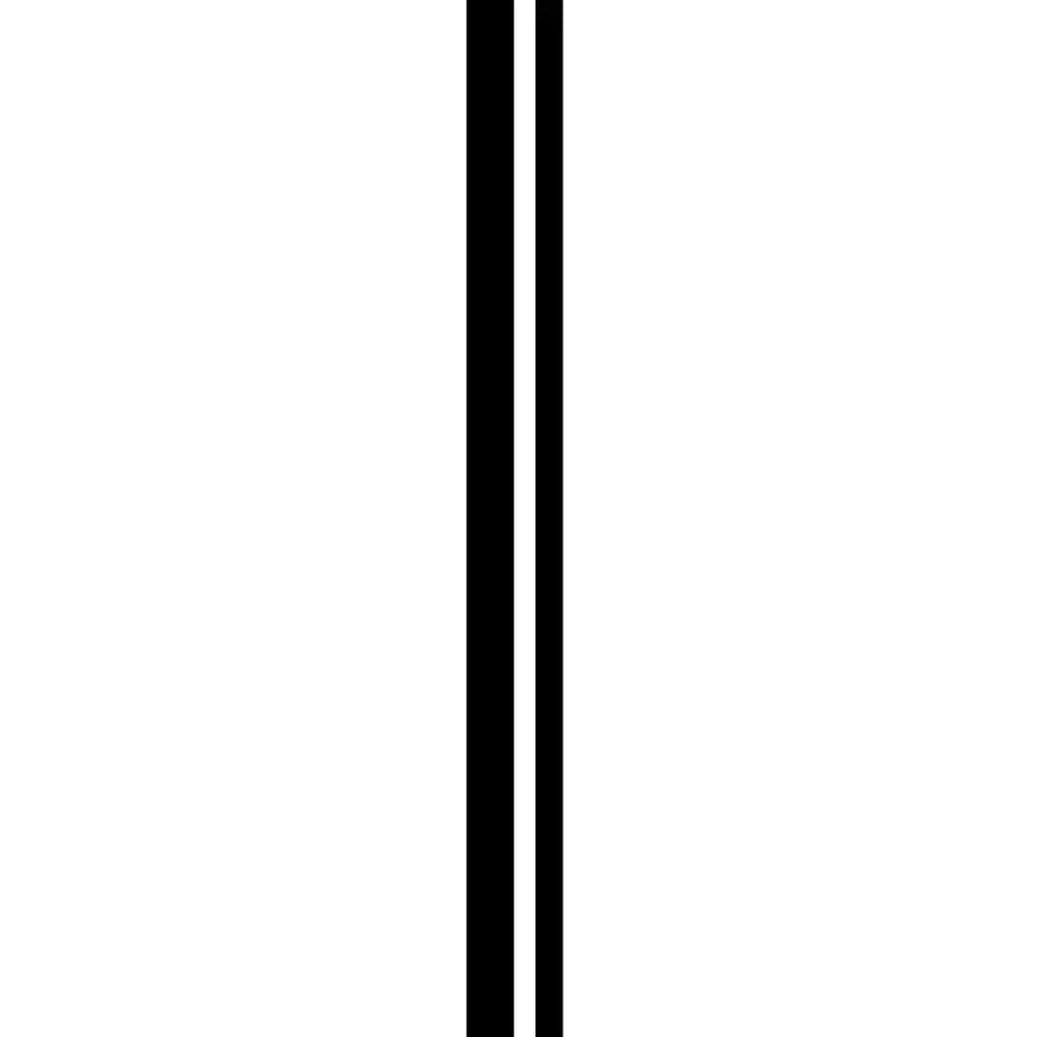Striping dubbel line