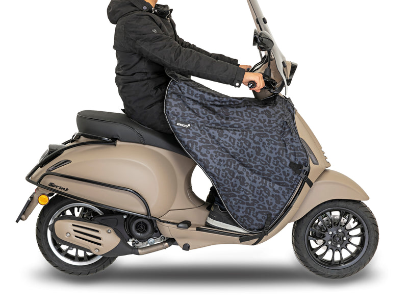 Beenkleed Stricto Premium Leopard Grey | Piaggio / Vespa / China Scooter - AE-trading