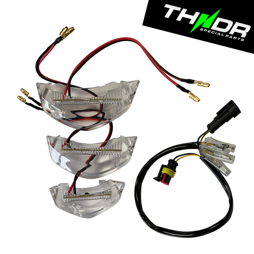 Verlichting Claxonneus LED THNDR Wit | Vespa Sprint / Primavera - AE-trading
